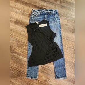 Calvin Klein Black Sleeveless Top